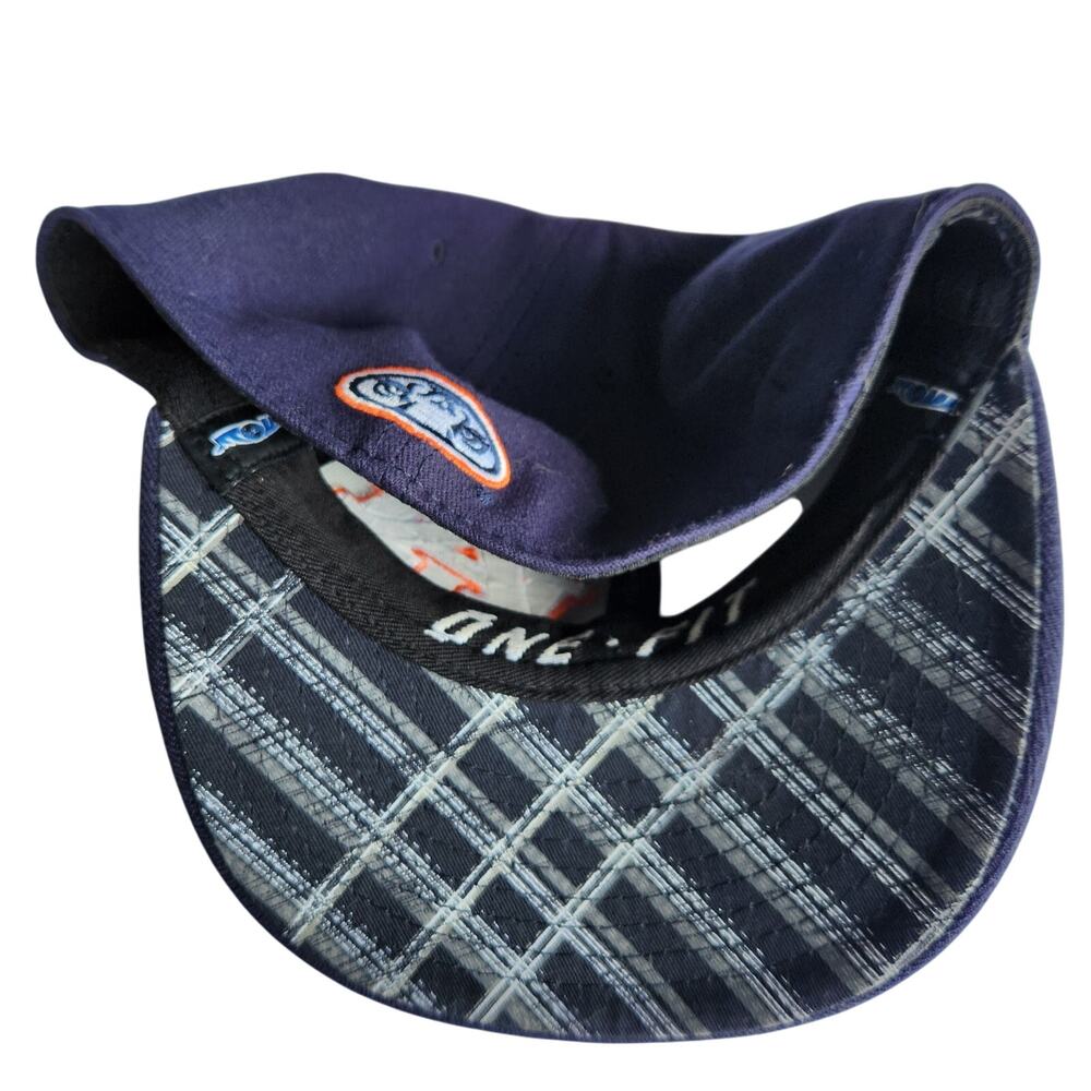 Auburn University Tigers Top of the World Hat Flex‎ Fit XL Plaid on Navy - Picture 2 of 6